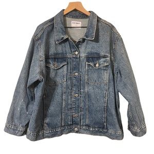 EUC Old Navy Distressed Jean Jacket Size 3X